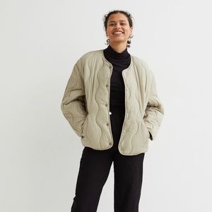 Sage Green Quilted Jacket